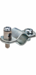 Pollmann Elektrotechnik Uzemňovací svorka, pozinkovaná stříbrná, 15-18 mm (3/8")