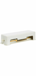 Pollmann Elektrotechnik Lišta pro vyrovnání potenciálů 30 mm x 40 mm Světle šedá