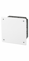 Sonstige Zapuštěná rozvodná krabice 105 mm x 105 mm Černá - Bílá IP20