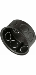 Sonstige ISO rozvodná krabice O 70 mm x 36 mm Černá
