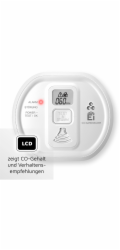 Ei Electronics Detektor oxidu uhelnatého Ei208D s 10letou životností baterie a displeje