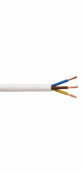 Sonstige Hadicový kabel H03VV-F 3 x 0,75 bílý 10 m