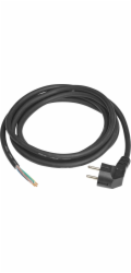 Sonstige Napájecí kabel se zástrčkou, 3 m, černý