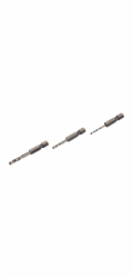 LUX-TOOLS Sada vrtáků do kovu , 6 stran, 2 mm, 3 mm a 4 mm