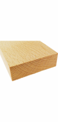 Döllken Profiles Obdélníkový bukový pás 60 mm x 10 mm délka 1000 mm