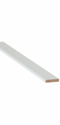Döllken Profiles Obdélníkový pásek, bílý lak, 5 mm x 30 mm, délka 900 mm