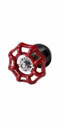 Dolle Rukojeť uzavíracího ventilu pro systém uchycení trubek 20 mm (3/4") červeno-černá