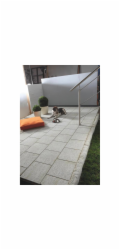 Eurostone Terasová deska z přírodního kamene Sino Grey, 40 cm x 40 cm x 3 cm