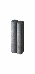 Kann Kulaté palisády 2-prvkové antracitové 25 x 10 x 6 cm