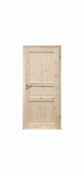 Radex Vnitřní dveře 6002/03 masivní borovice 73,5 x 198,5 cm pravý pant FSC®