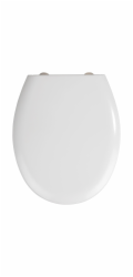 Wenko WC sedátko Rieti bílé, snadno se zavírá
