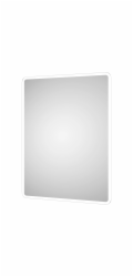 DSK Zrcadlo Design LED stříbrné Rio 80 cm x 60 cm