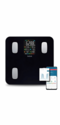 Salente MaxFit, chytrá osobní diagnostická fitness váha, Bluetooth, černá