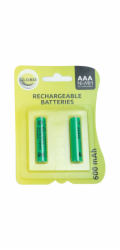 Globo Náhradní baterie pro solární venkovní osvětlení, 2 baterie AAA, 600 mAh