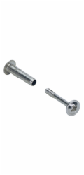 Hettich Spojovací šroub M6 30 mm - 42 mm poniklovaný 4 ks.