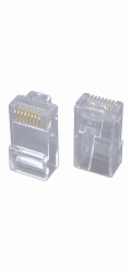 Konektor RJ45 CAT6 UTP 8p8c pro drát,100ks