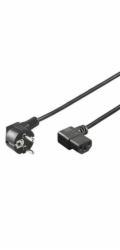 Síťový kabel 220V k PC, 2m 90°