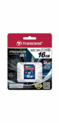 TRANSCEND SDHC Class 10 UHS-I, 300X, 16GB (Premium) 45MB/s