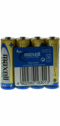 baterie Maxell 1,5  AA  4-pack  folie/Ma