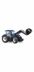 BRUDER New Holland T7.315  (blau/grau, mit Frontlader)
