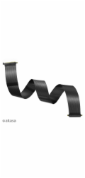 AKASA kabel RISER BLACK X2 Premium PCIe 3.0 x 16 Riser, 100cm