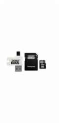 GOODRAM microSDHC karta 32GB M1A4 All-in-one (R:100/W:10 MB/s), UHS-I Class 10, U1 + Adapter + OTG card reader/čtečka