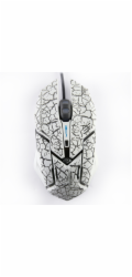 E-Blue Myš Auroza Gaming, bílá, ebox