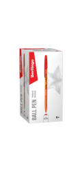 Berlingo Berlingo, kuličkové pero, červené, 50 ks, 0,7 mm, Tribase Orange