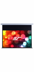 ELITE SCREENS plátno elektrické motorové 100" (254 cm)/ 16:9/ 124,5 x 221,5 cm/ case bílý/ 24" drop/ MaxWhite FG