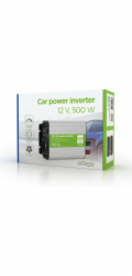 Gembird EG-PWC500-01 power adapter/inverter Auto 500 W Grey
