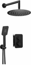 Sprchový set Deante NERO BETONOVÝ SPRCHOVÝ SET S KULOVÝM TERMOSTATICKÝM BOXEM