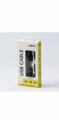 Logo kabelu USB USB-C - USB-C 1 m Černá