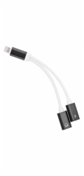PremiumCord Lightning  jack audio + Lightning charging na 3,5mm jack kipod54