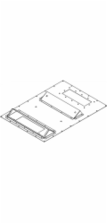 Triton RAC-RV-X68-Z6 Triton Redukce pro montáž klimatizace X1, X2 600x800 na šířku rozv. II. RAL7035, šedá
