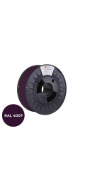 C-TECH Tisková struna (filament) PREMIUM LINE, PLA, purpurová fialková, RAL4007, 1,75mm, 1kg