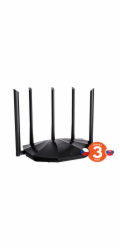 Tenda TX2 Pro - Wireless AX1500 Router 802.11ac/a/b/g/n/ax,1500 Mb/s, GWAN, GLAN, WiFi 6