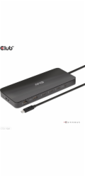 Club3D Dokovací stanice Thunderbolt 4 certifikovaný 11v1, 3xUSB-C, 3xUSB-A, PD
