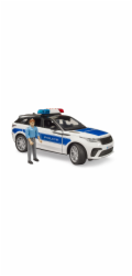 Policejní vozidlo Range Rover Velar s policistou, model vozidla