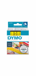 Dymo páska S0720790 (černá na žluté) typ D1