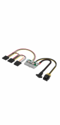 AKASA adaptér AK-PE200-01, 200W DC-to-DC ATX, 4-pin DIN