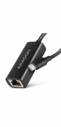 AXAGON ADE-ARC, USB-C 3.2 Gen 1 - Gigabit Ethernet síťová karta, Realtek 8153, auto instal