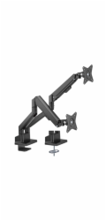 Držák monitoru Brateck LDT62-C024 dvě ramena vedle sebe plynová vzpěra