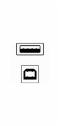 Kabel USB-A s logem USB – 5 m šedý (15853)