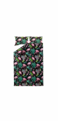 POTAH COMPL SATÉN FLAMINGO 160X200
