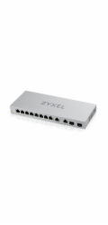 Zyxel XGS1210-12 12-port Gigabit Webmanaged Switch, 8x gigabit RJ45, 2x 2,5GbE RJ45, 2x SFP+