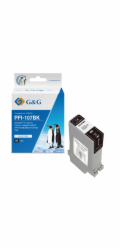 Inkoust G&G kompatibilní s PFI107BK, NC-00107BK, 6705B001, černý, 130 ml