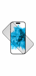 Tvrzené sklo FIXED Privacy Full-Cover pro Apple iPhone 16 Pro, lepení přes celý displej, černé