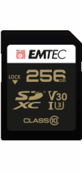 Paměťová karta Emtec SD 256GB UHS-I U3 SpeedIN Pro