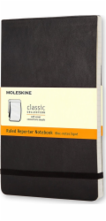 Moleskine Notes MOLESKINE Reporter P, 9x14cm, linkovaný, měkká vazba, černá