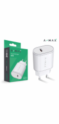 Aligator chytrá nabíječka A-MAX Power Delivery 20W USB-C, bílá